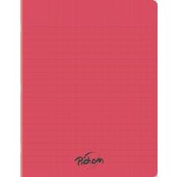Cahier polypropylène 48 pages Seyes 17x22 cm 80g rouge - Image principale