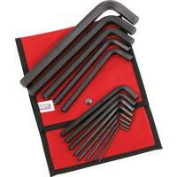 Trousse de clés mâles coudées courtes 6 pans en mm - Image principale