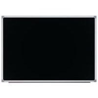 Tableau extérieur en acier émaillé noir Ht 100x200 cm encadrement en aluminium - Image principale