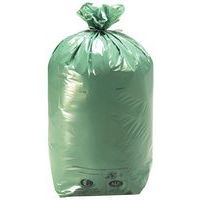 Lot de 200 sacs poubelle en PEBD 110 L coloris vert ép.36 µm - Image principale