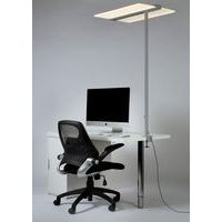 Lampadaire orius glasslight kos led cellule pince gris - Image principale
