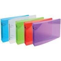 Classeur pour fiches bristol 100x150 2 anneaux 25mm pp - Image principale