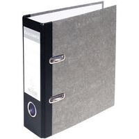 Lot de 10 Classeur à levier papier marbre gris dos de 70mm A5 vertical - Image principale