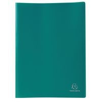 Lot de 8 Protège-documents en PP souple opaque 200 vues A4 Vert foncé - Image principale