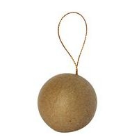 Sachet de 6 boules avec cordon doré 6cm (Lot de 4) - Image principale