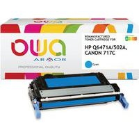 Toner remanufacturé HP Q6471A-CANON 717C Cyan haute capacité - Image principale