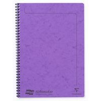 Europa A4 Notemaker reliure intégrale Lilas 21x29,7cm 120p détachligné - Image principale