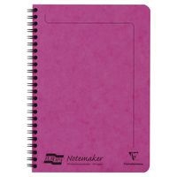 Europa A5 Notemaker reliure intégrale Fuchsia 14,8x21cm 120p détachligné - Image principale