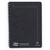 Europa A5 Notemaker reliure intégrale Noir 14,8x21cm 120p détachligné - Image principale