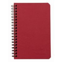 Age Bag carnet reliure intégrale à poches 11x17cm 120p détachligné rouge - Image principale
