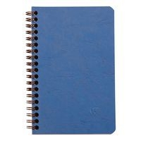 Age Bag carnet reliure intégrale à poches 11x17cm 120p détachligné bleu - Image principale