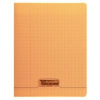 8000 POLYPRO, Cahier piqué orange 17x22cm 192p séyès 90g - Image principale