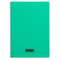 8000 POLYPRO, Cahier piqué vert 21x29,7cm 48p séyès 90g - Image principale