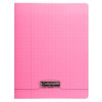 8000 POLYPRO, Cahier piqué rose 24x32cm 48p séyès 90g - Image principale