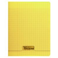 8000 POLYPRO, Cahier piqué jaune 24x32cm 48p séyès 90g - Image principale