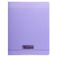 8000 POLYPRO, Cahier piqué violet 24x32cm 48p séyès 90g - Image principale
