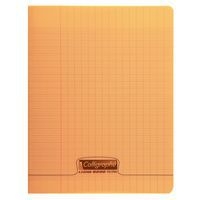 8000 POLYPRO, Cahier piqué orange 24x32cm 48p séyès 90g - Image principale