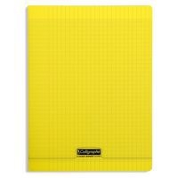 8000 POLYPRO, Cahier piqué jaune 24x32cm 192p séyès 90g - Image principale