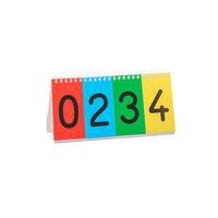 Système décimal avec chiffres rabattables - Image principale