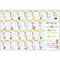 Poster 50x70cm écriture alphabétique - Image principale