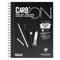 Bloc Carb'ON 120g spiralé - Clairefontaine - Image principale