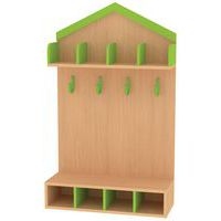 Vestiaire cabane 4 enfants hêtre vert-Bessière - Image principale