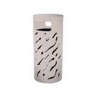 Poubelle Venise 80 L couvercle réhaussé et seau - galva gris 7044 - Image principale