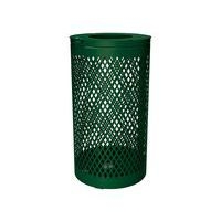 Poubelle Losange 120 L - galva vert 6005 - Image principale