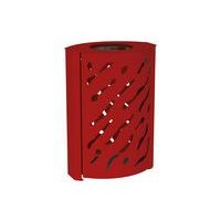 Poubelle Venise 120 L - galva rouge foncé 3004 - Image principale