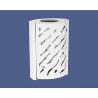 Poubelle Venise 120 L - galva blanc 9010 - Image principale