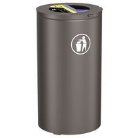 Poubelle Olbia Tri sélectif 2 x 60 L - galva gris Procity - Image principale