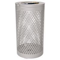 Poubelle Losange Tri sélectif 2 x 60 L - galva gris 7044 - Image principale