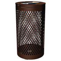 Poubelle Losange Tri sélectif 2 x 60 L - galva - Procity