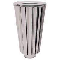 Poubelle Lofoten 80 L acier avec seau galva - gris 7044 - Image principale