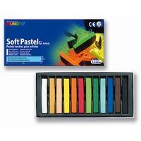 Boîte 12 pastels tendres Mungyo assortis 66 mm - Image principale