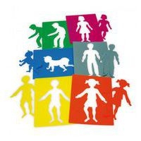 Valisette 6 pochoirs - la famille - Image principale