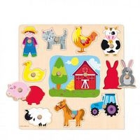 Puzzle ferme silhouette - Image principale