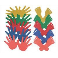 Lot de 20 pieds et mains en plastique souple - Image principale