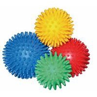 Lot 4 balles hérissons pvc - Image principale