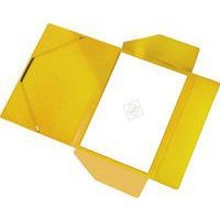 Chemise polypropylène élastique et rabats A4 épaisseur 4/10e - Jaune - Image principale