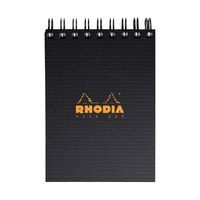 Bloc note noir petits carreaux 90g - Rhodia - Image principale