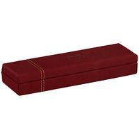 Rhodiarama plumier simili cuir italien 21x5,5x3cm lie de vin - Image principale