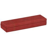 Rhodiarama plumier simili cuir italien 21x5,5x3 cm nacarat - Image principale