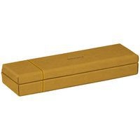 Rhodiarama plumier simili cuir italien 21x5,5x3 cm or - Image principale