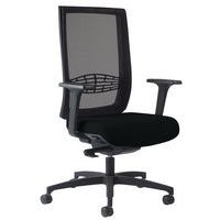 Fauteuil KIO MD résille noir Acc. Rég. assise Noir - Image principale