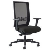 Fauteuil KIO MD résille noir Acc. Rég. assise Anthracite - Image principale