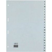Lot de 12 Intercalaires plastiques, A-Z, A4, PP, 20 positions - Image principale