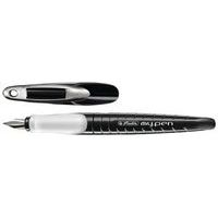 Lot de 6 Stylo plume my.pen, plume: M, noir / blanc - Image principale