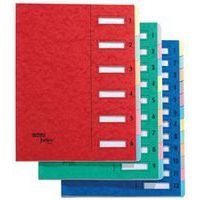 Trieur Junior Clip, 12 compartiments, numérique, bleu - Image principale