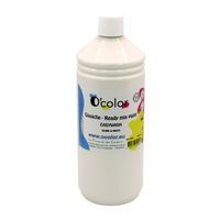 Flacon de 1L de gouache O'color - Blanc - Image principale